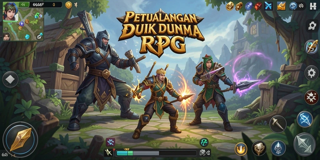 Screenshot gameplay 666F menampilkan pertarungan seru dan petualangan mendebarkan.