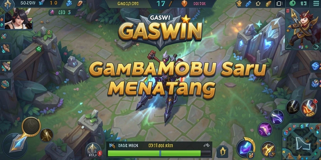 GASWIN menunjukkan aksi seru dalam pertarungan MOBA.