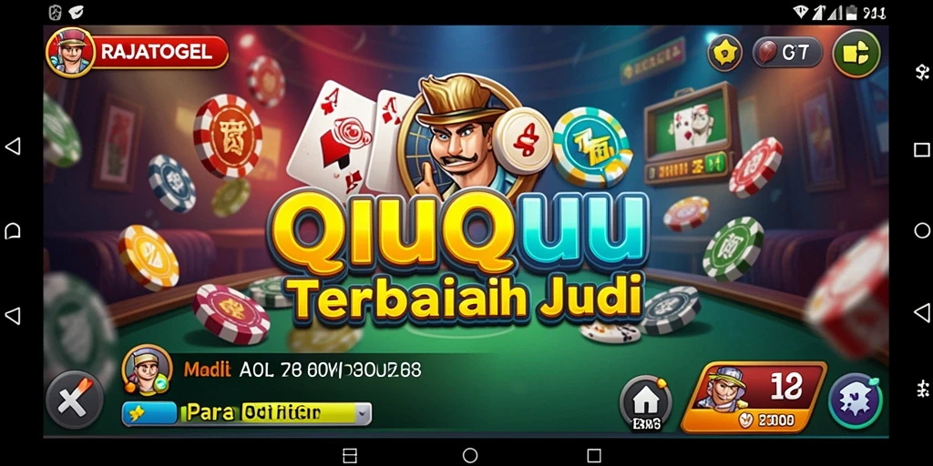 Screenshot utama RAJATOGEL menampilkan suasana gameplay QiuQiu yang mendebarkan.