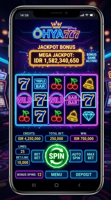 Proses pengunduhan aplikasi di ohya777 yang cepat dan efisien.